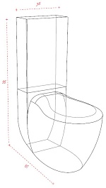 ArtCeram Унитаз-компакт Blend BLV003 с микролифтом – фотография-3